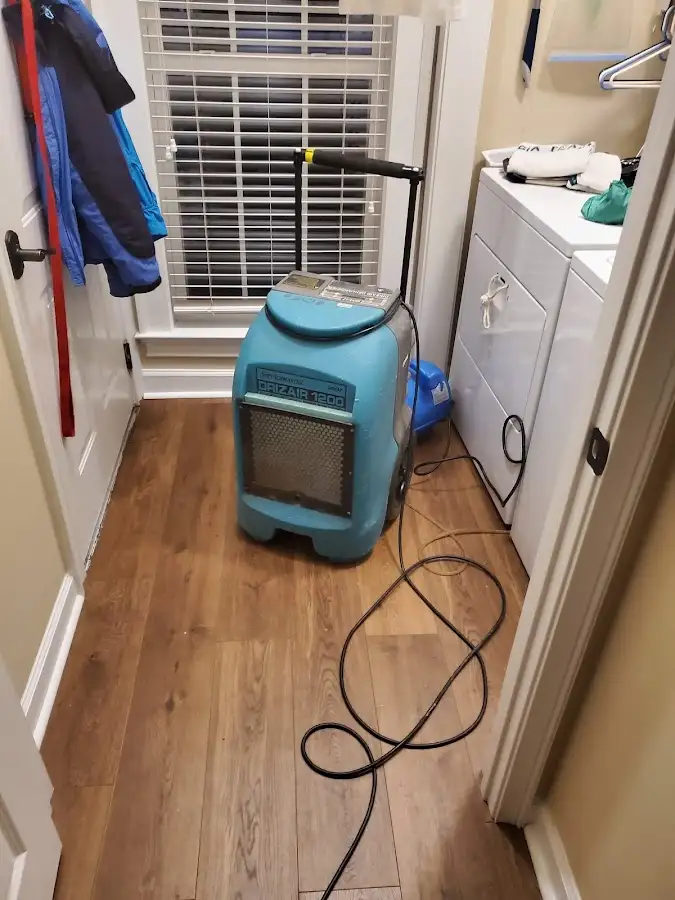 Commercial dehumidifier deployed for Flood Damage Cleanup in Boone