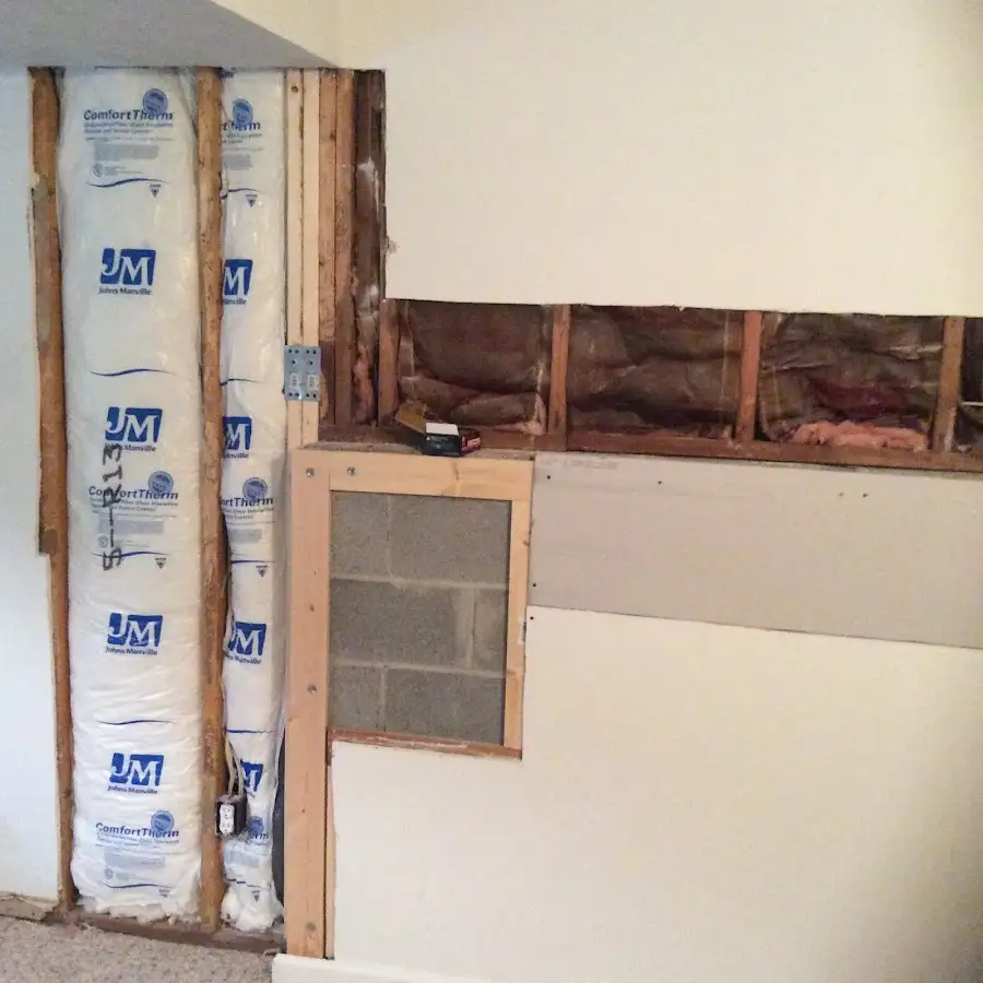 Wall insulation replacement during Structural Drying in Boone